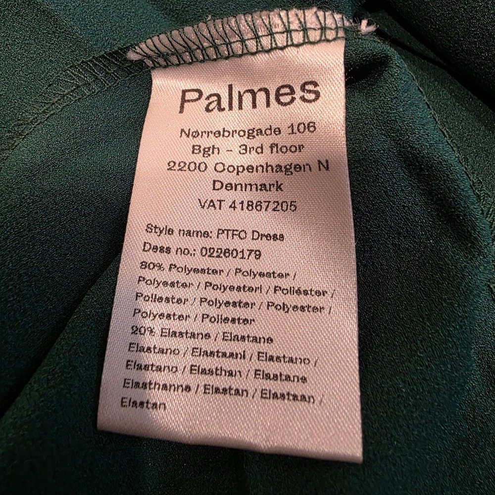 Palmes Forest PTFO Tennis Dress Small White Green Pleated Racerback Preppy NWT - Picture 10 of 11